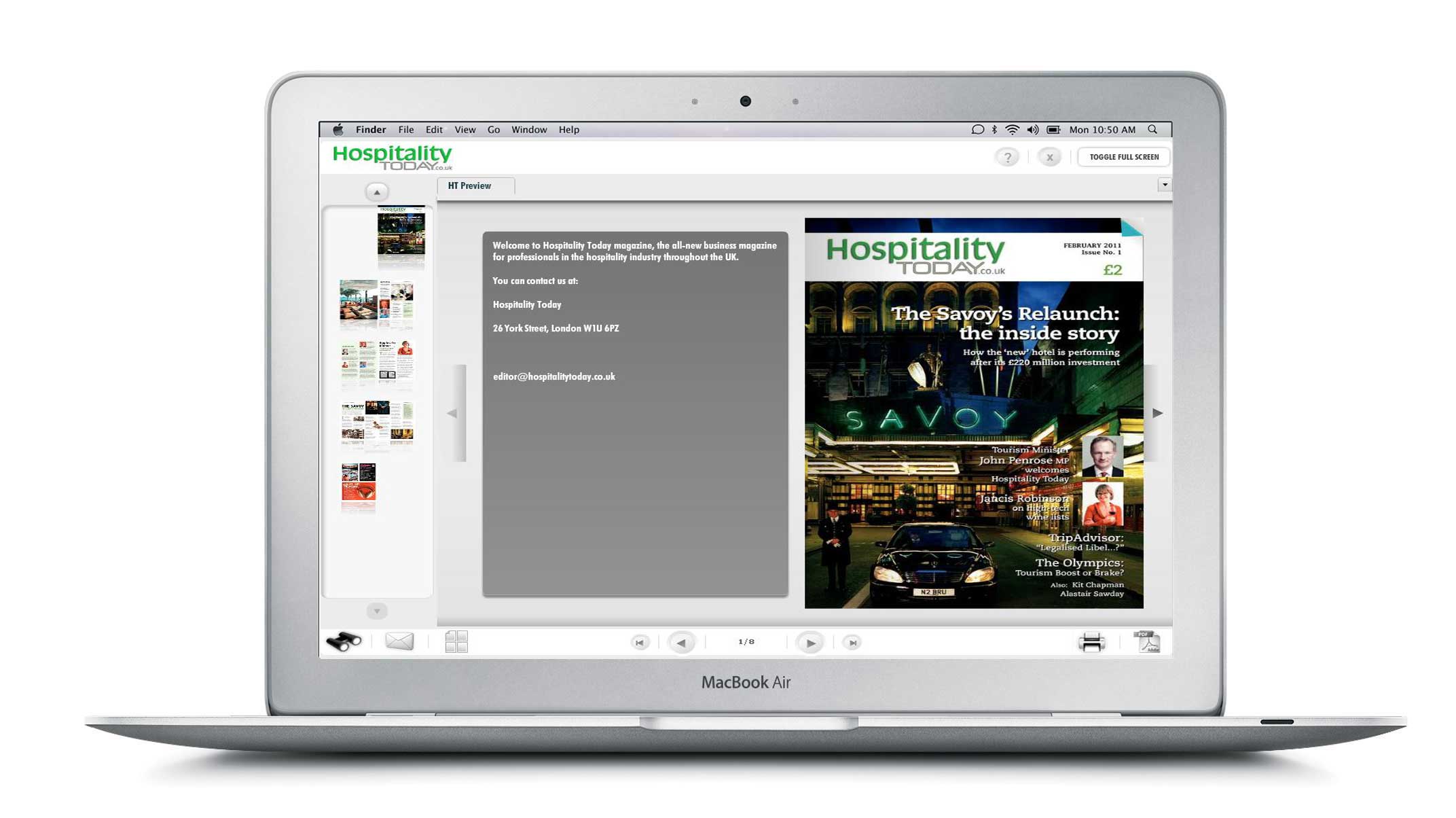 Read Hospitality Today, anytime, anywhere on any PC, Mac or laptop